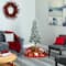 5ft. Pre-Lit Flocked Alpine Artificial Christmas Tree, Clear Lights
